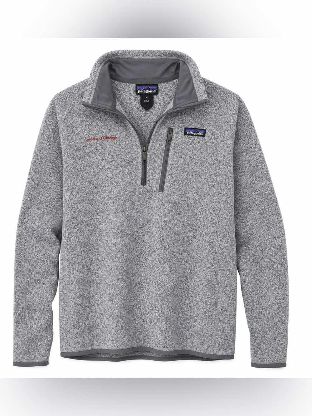Patagonia Better Sweater 1/4 Zip Pullover Men’s M Stonewash Heather Gray - Picture 1 of 6